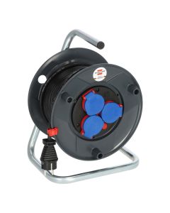Brennenstuhl Kabelhaspel AK 240, 4 Schuko-Steckdosen, 20 m, H05RR-F 3G1,5