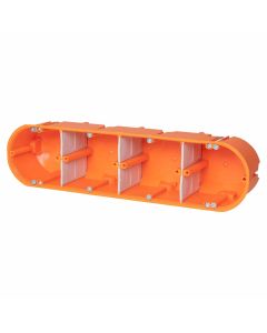 7350064  Hohlwandgerätedose massiv 4 fach IP30