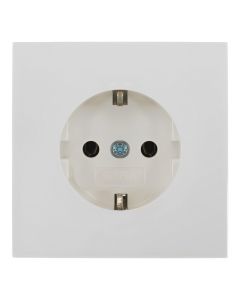 GIRA | Fläche Schuko-Steckdoseneinsatz - Reinweiss