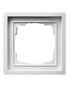 GIRA 0211112 1-fFach-Rahmen Fläche | reinweiß glänzend
