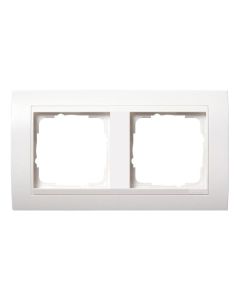 GIRA 2-fach-Rahmen, Event,  reinweiß glänzend, Unterputz, E2