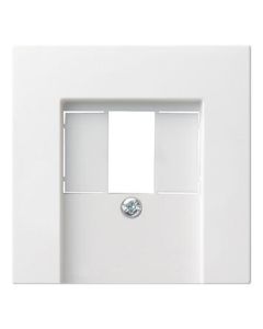 Gira Abdeckung für TAE/USB Reinweiß seidenmatt