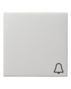 Gira Wippe mit Symbol Klingel Reinweiß glänzend