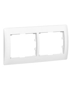 LEGRAND 2-fach-Rahmen, waagrecht, Galea, ultraweiß, 771002