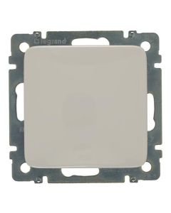 LEGRAND SCHUKO-Steckdose, Klappdeckel, Creo, mandelweiß, 776024