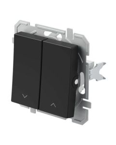 TEM Jalousieschalter Logiq 10AX 250 V~ Weiß glänzend ohne Rahmen