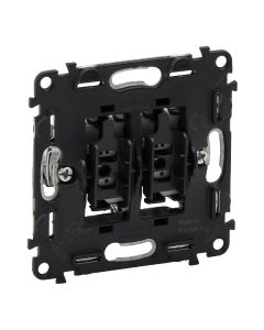 Einsatz IN’MATIC Doppelwechselschalter 10AX Valena Life