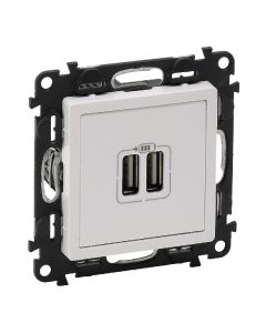 Life USB-Ladedose 2400mA ultraweiß Valena Life